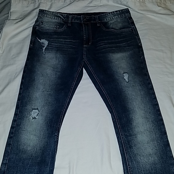 Buffalo Max-X Basic Super Skinny 34/32 blue jeans - Picture 3 of 6